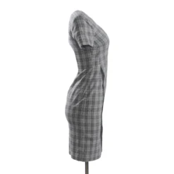 Gray Plaid Midi Dress -Swimwear Shore 033451cb bfc1 48d6 955c a08523798173 scaled