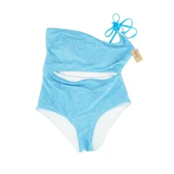 Blue Solid One-Piece