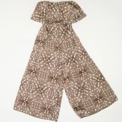 Brown Polka Dot Jumpsuit