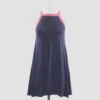 Navy And Pink Keyhole Mini Dress Size XXS