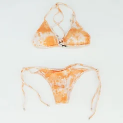 Orange Tie Dye Two-Piece