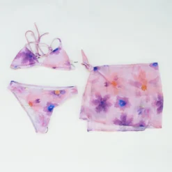 SHEIN Lavender Tie Dye Two-Piece
