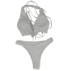 N/A White Solid Two-Piece