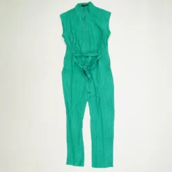 Green Solid Jumpsuit