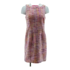 Pink Misc Midi Dress