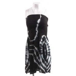 Black Tie Dye Midi Dress