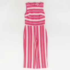 Pink Striped Jumpsuit