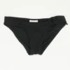 Black Solid Swim Bottom