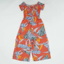 Coral Tropical Jumpsuit