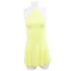 Zara Yellow Solid Mini Dress