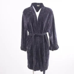 Navy Solid Robe