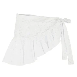 N/A White Eyelet Cover-Up