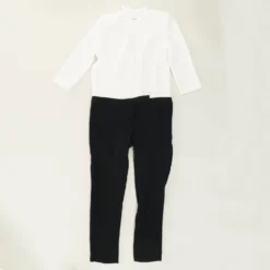 Ba&sh Candice Two-Tone Crepe Jumpsuit In Ecru