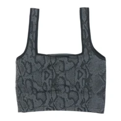 Spiritual Gangster Charcoal Animal Print Amara Bra