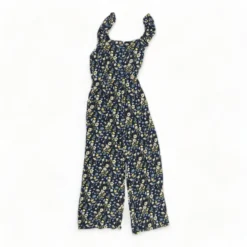 Navy Floral Jumpsuit