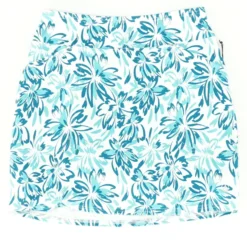 White Tropical Swim Bottom