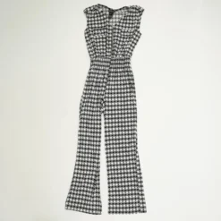 White Graphic Jumpsuit