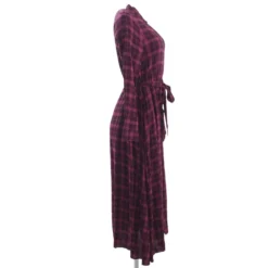 Burgundy Plaid Maxi Dress -Swimwear Shore 3f95da0a cac5 4d53 84ce a8bb73945f56 scaled