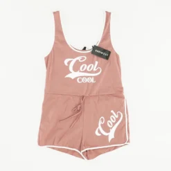 SHEIN Mauve Solid Romper