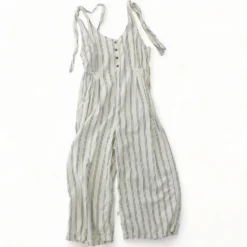Trendyol Beige Striped Jumpsuit