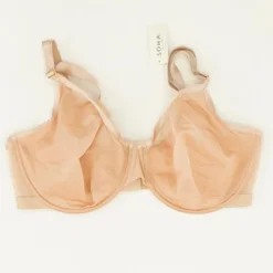 Coral Solid Bra