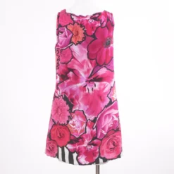 Roberto Cavalli Magenta Sleeveless Floral Mini Dress -Swimwear Shore 4a6981e4 f650 4920 ba38 dd7c5463518e
