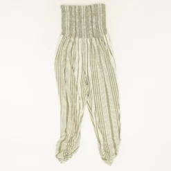 Green Striped Jumpsuit