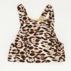 Luna Brown Animal Print Sports Bra