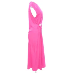 Magenta Solid Midi Dress -Swimwear Shore 53fab877 cb49 4c17 b5ce 88f369d80507 scaled