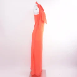 Neon Orange Solid Maxi Dress -Swimwear Shore 54af7eb2 bc53 45fe a32e f19dcaf9f451 scaled