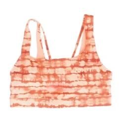 Athleta Red Tie Dye Sports Bra
