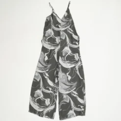 Athleta Gray Graphic Jumpsuit