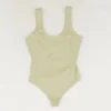Green Solid Shapewear