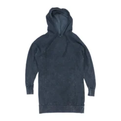 Charcoal Solid Midi Dress