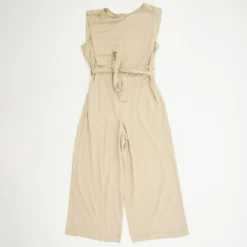 Brown Solid Jumpsuit