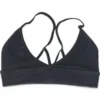 Spiritual Gangster Navy Solid Sports Bra