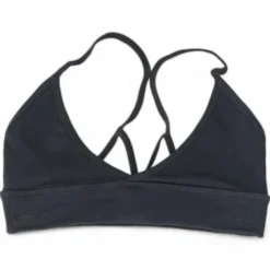 Spiritual Gangster Navy Solid Sports Bra