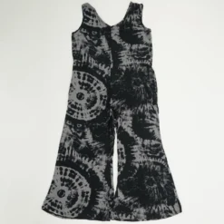 Gray Tie Dye Jumpsuit