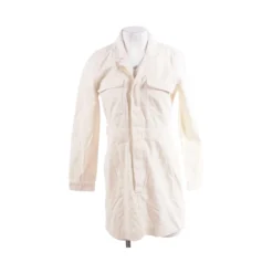 Madewell Ivory Solid Midi Dress