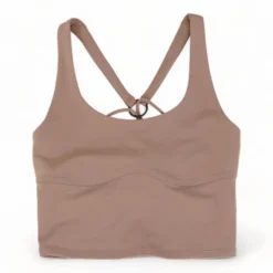 Spiritual Gangster Mauve Solid Aura Dream Sports Bra