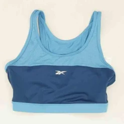 Reebok Blue Color Block Sports Bra