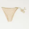Beige Solid Swim Bottom
