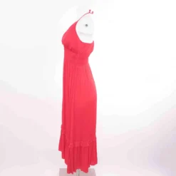 Red Solid Maxi Dress -Swimwear Shore 76c31a40 5785 48bf b451 95ecc71a7f9c scaled