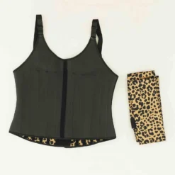 Black Animal Print Shapewear