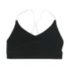 Spiritual Gangster Black Solid Sports Bra