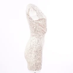 LIKELY Silver Solid Mini Dress -Swimwear Shore 7c271bda a6ac 4090 a06b ce132b56c551