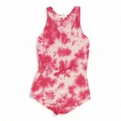 Spiritual Gangster Pink Tie Dye Romper