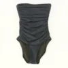 J. Crew Ruched Bandeau One-Piece Swimsuit In Navy Size 0, 12