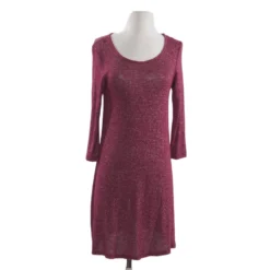 Magenta Midi Dress