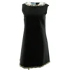 Prada Black Crystal Embellished Mini Dress